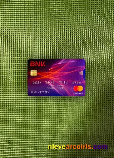 South Korea BNK bank mastercard photolook